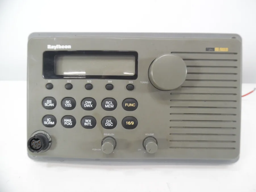 Raytheon Ray220 VHF Hailer Marine Radio - Tested - Image 3