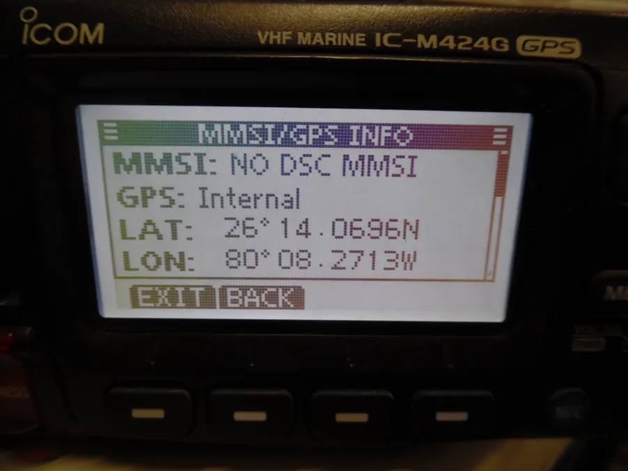 Icom IC-M424G Compact Marine DSC VHF Radio - NO MMSI- Fully Tested- Free Shipping - Image 6