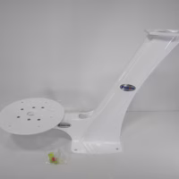 Edson 6820 Dual 18" Aft Angled Vision Mount w/ One Satcom Top Plate - Demo Unit - 90 Day Wnty.