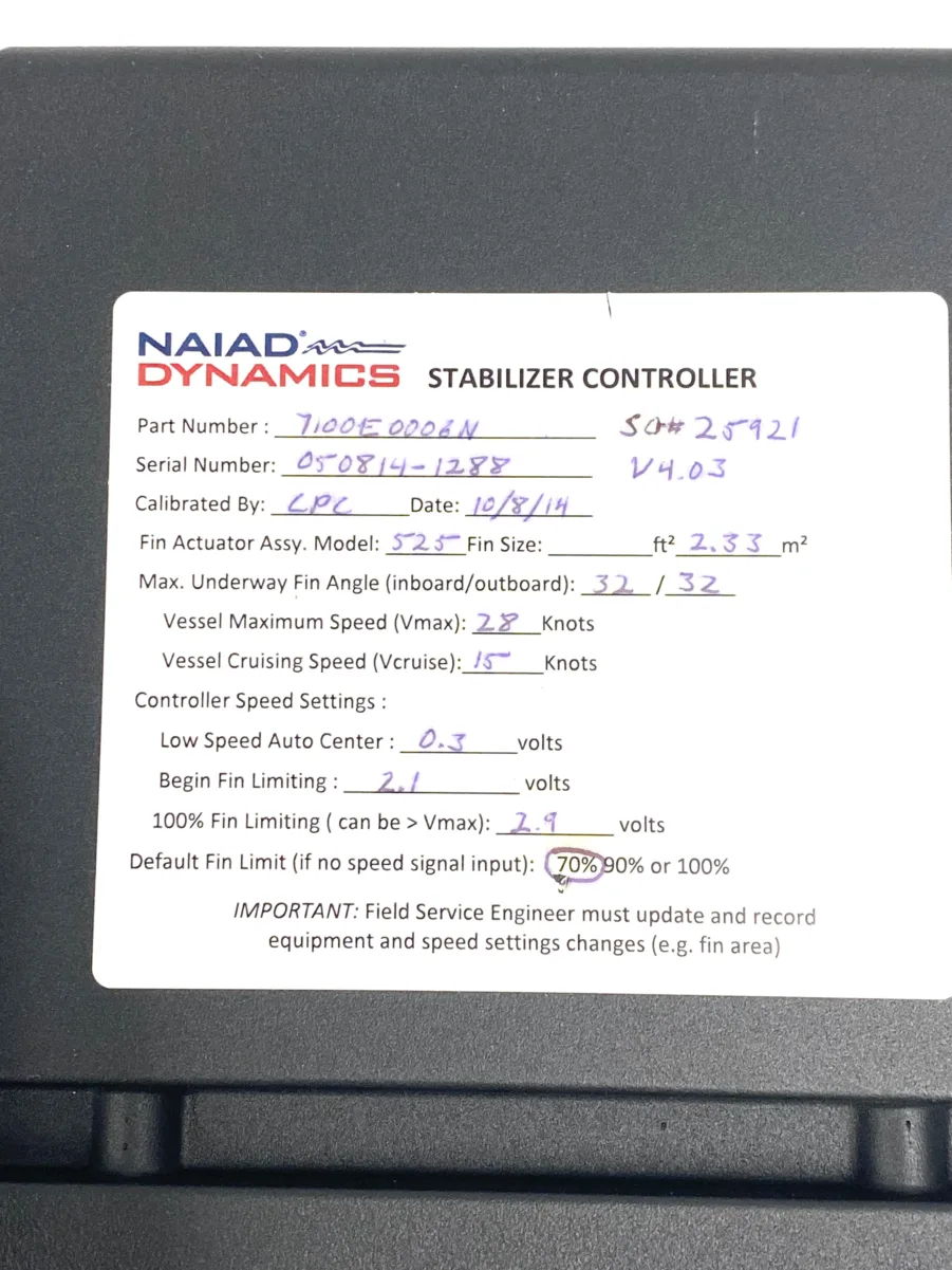 Naiad Dynamics Datum Control Module - 7100E0006N/900050N *NEW OLD STOCK* - Image 7
