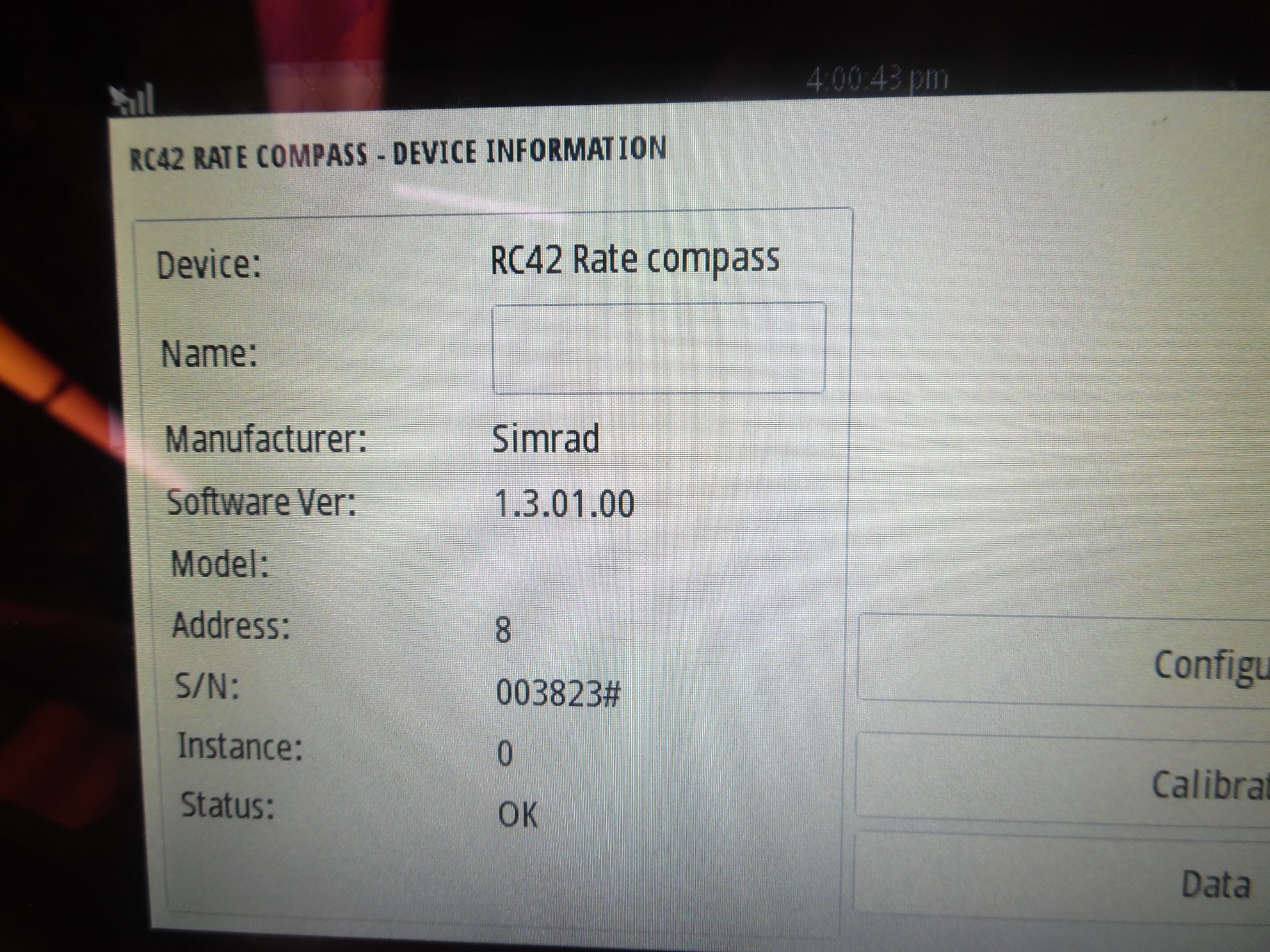 Simrad-RC42 Rate Compass Simnet-NMEA2000 Heading Sensor 22090237 - Max ...