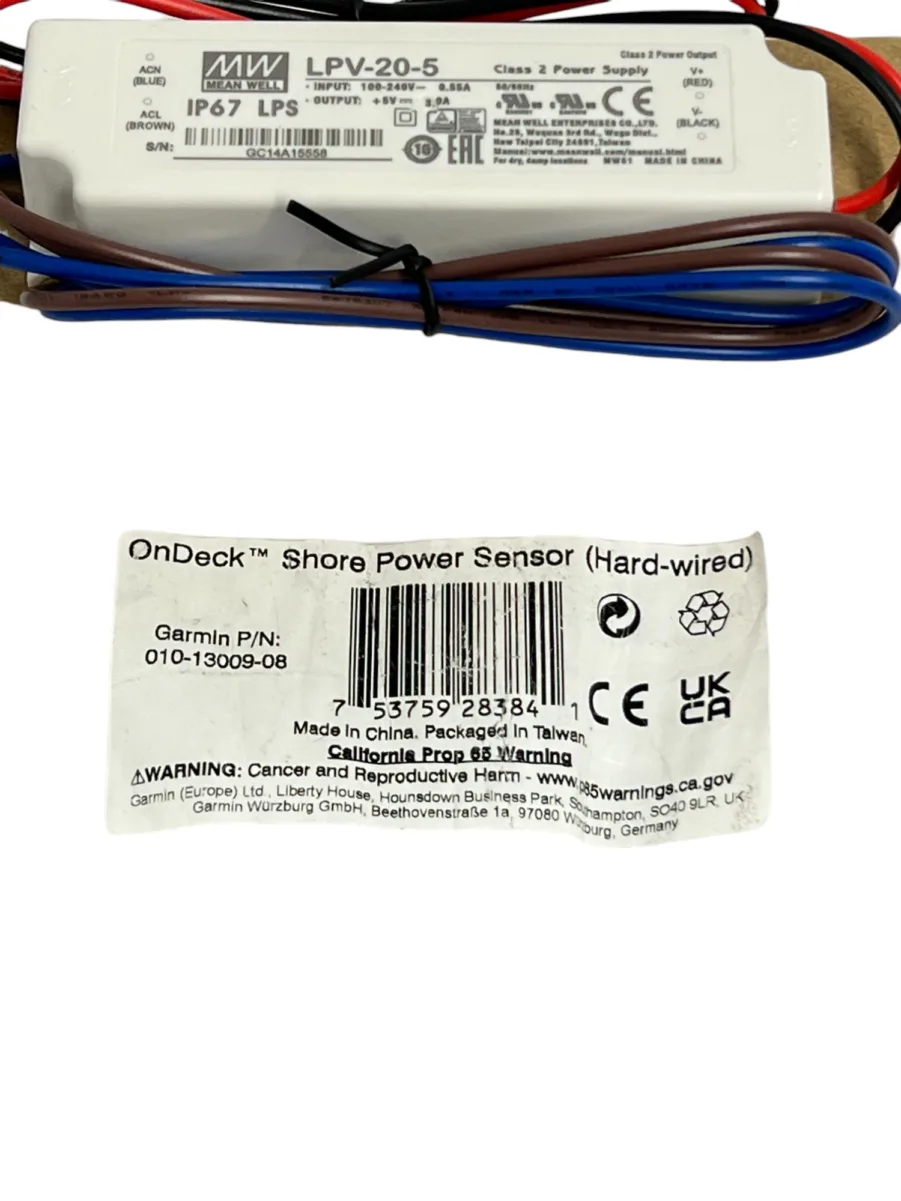 Garmin 010-13009-08 OnDeck Shore Power Sensor, Hard-Wired *NEW OPEN BOX* - Image 4