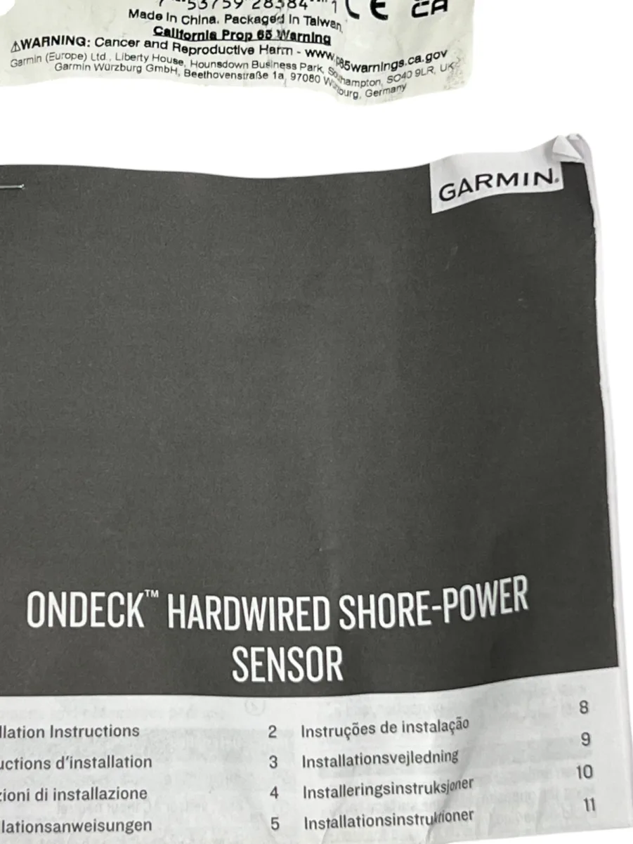 Garmin 010-13009-08 OnDeck Shore Power Sensor, Hard-Wired *NEW OPEN BOX* - Image 5