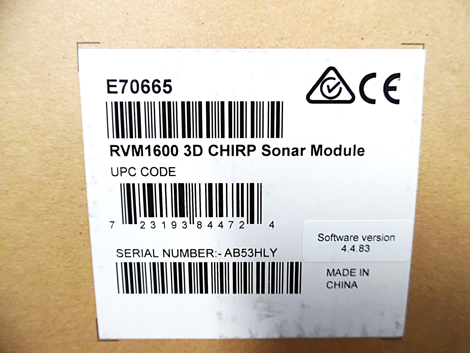Raymarine RVM1600 3D Chirp Sonar Module - E70665 - New In Box - 90 Day ...