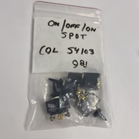 Cole Hersee 54103-BP SPDT Toggle Switch ON/OFF/ON - *LOT OF 4, 2 New, 2 Used*