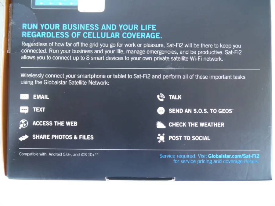 Globalstar SAT-FI2 Satellite WI-FI Hotspot - NEW - In The Box - Image 4