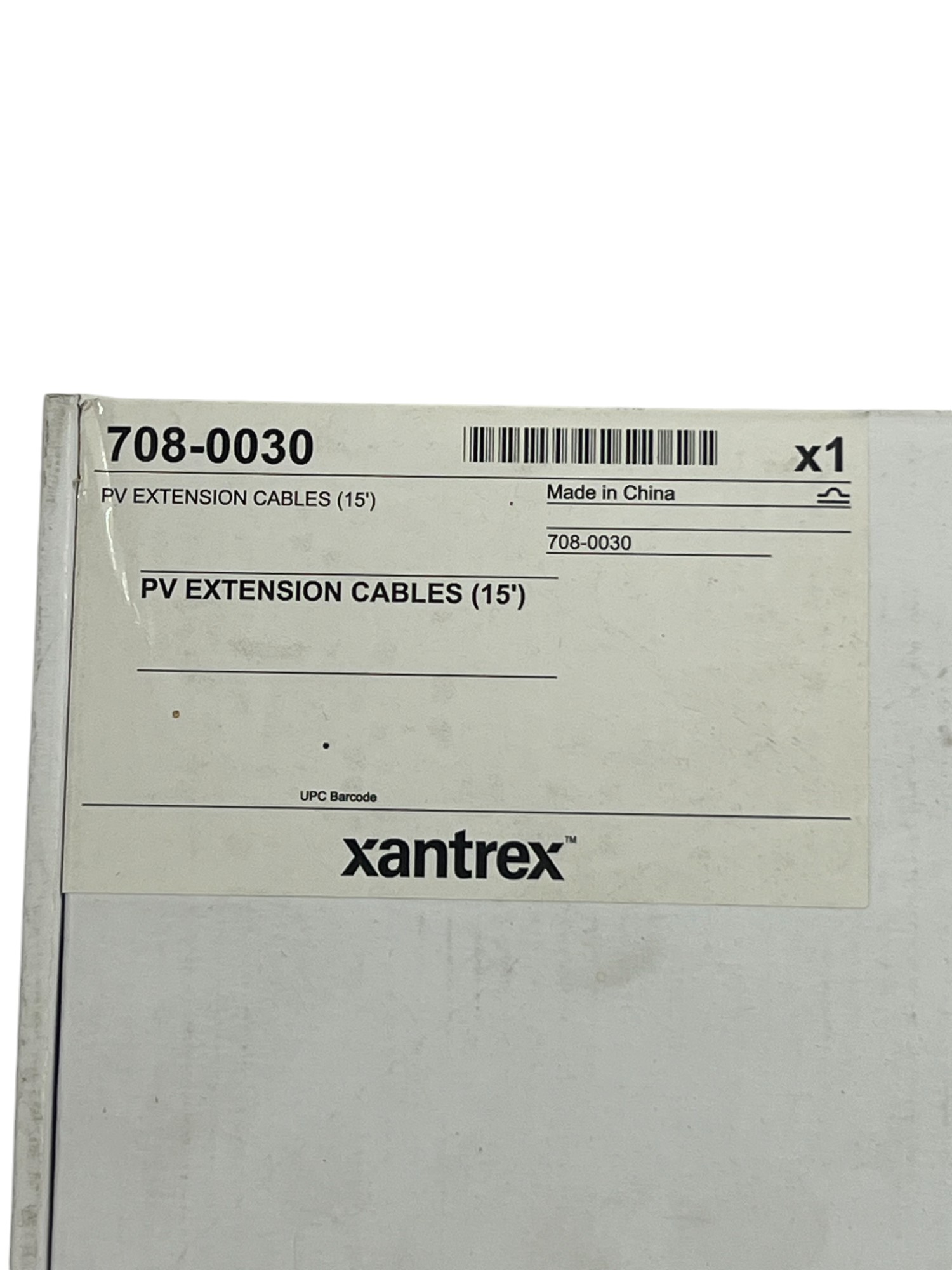 Xantrex PV Extension Cables - 15' - 708-0030 - For Solar Panel ...