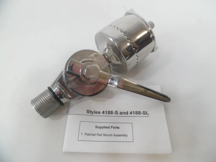 Shakespeare 4188-SL Rail Mount Ratchet Mount for 1" to 1.5" Rails **New** - Image 2