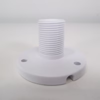 1" 1-14 Thread Nylon Antenna Flange Mount **New Out of Box**