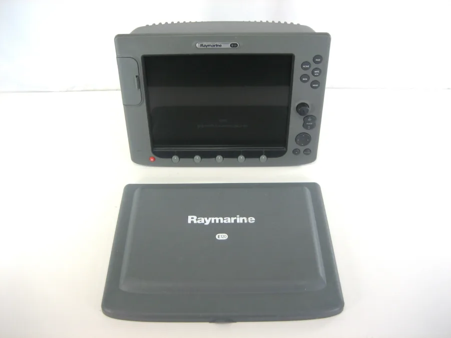 Raymarine E120 Classic MFD w/ Bezel and Sun Cover E02013 *MME REFURB NEW LCD & BL* Tested 90 Day Wnty