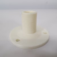 1" 1-14 Thread Nylon Antenna Flange Mount- New- Out Of Box