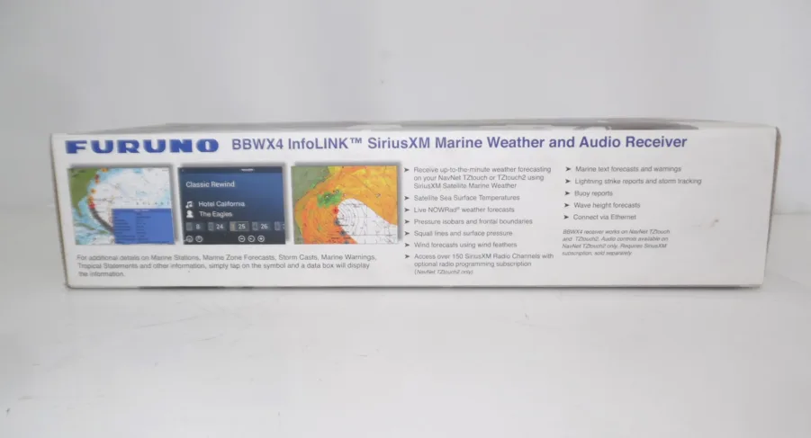 Furuno - BBWX4 Sirius/XM Satellite Weather Receiver f/ NavNet TZtouch/TZtouch2/3 - Image 6