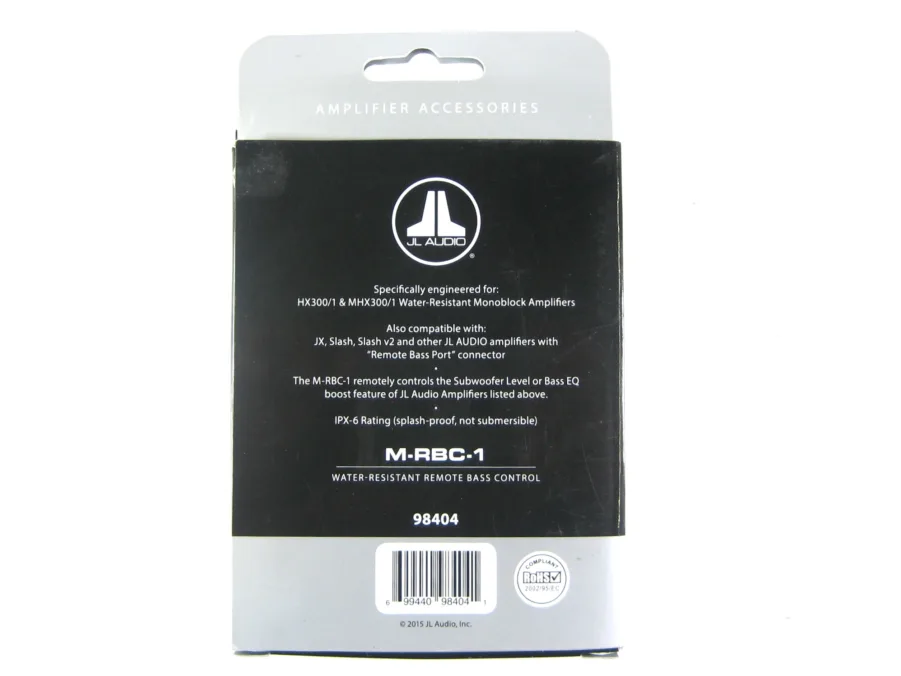 JL Audio RBC-1 98404 Water-Resistant Remote Bass Control For JL Audio Amps New Old Stock - Image 3