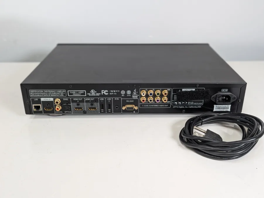 Oppo BDP-103 Blueray DVD Player - Tested - No Remote Included - Image 2