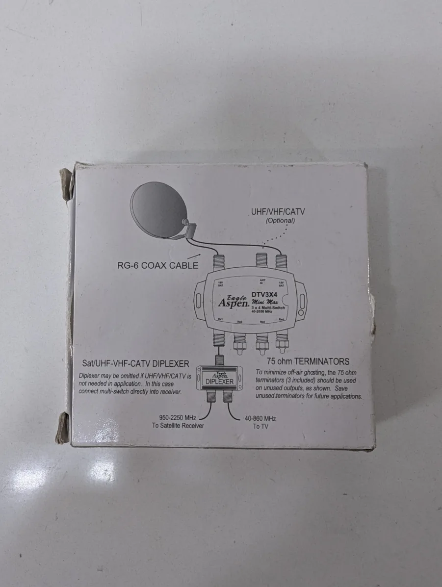 Eagle Aspen DTV3X4 Mini Max 4-Output Multiswitch - Image 3