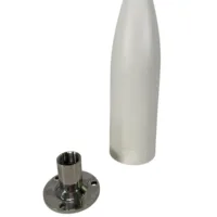 Digital Antenna 1285-PW Wideband 695-3000 MHz Bullet Antenna with Deck Mount - 7dBi Gain