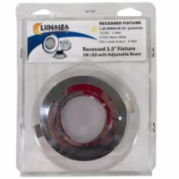 Lunasea LLB-56WW-0A-SS Recessed 3.5" Light Fixture  - 2700K Warm White- 5W **New**