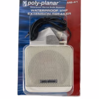Poly-Planar MB-41W Waterproof VHF Marine Extension Audio Speaker - White **New**