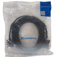 Cable Matters 108001-25 VGA Monitor Cable HD15 Male to HD15 Male - 25ft **New**