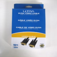 Ultra U12-41606 SVGA 10ft Video Cable Male to Male Connectors 1920x1200 *NEW*