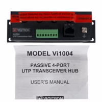 Vigitron Vi1004 Passive 4-Port UTP Video Transceiver Hub **New**