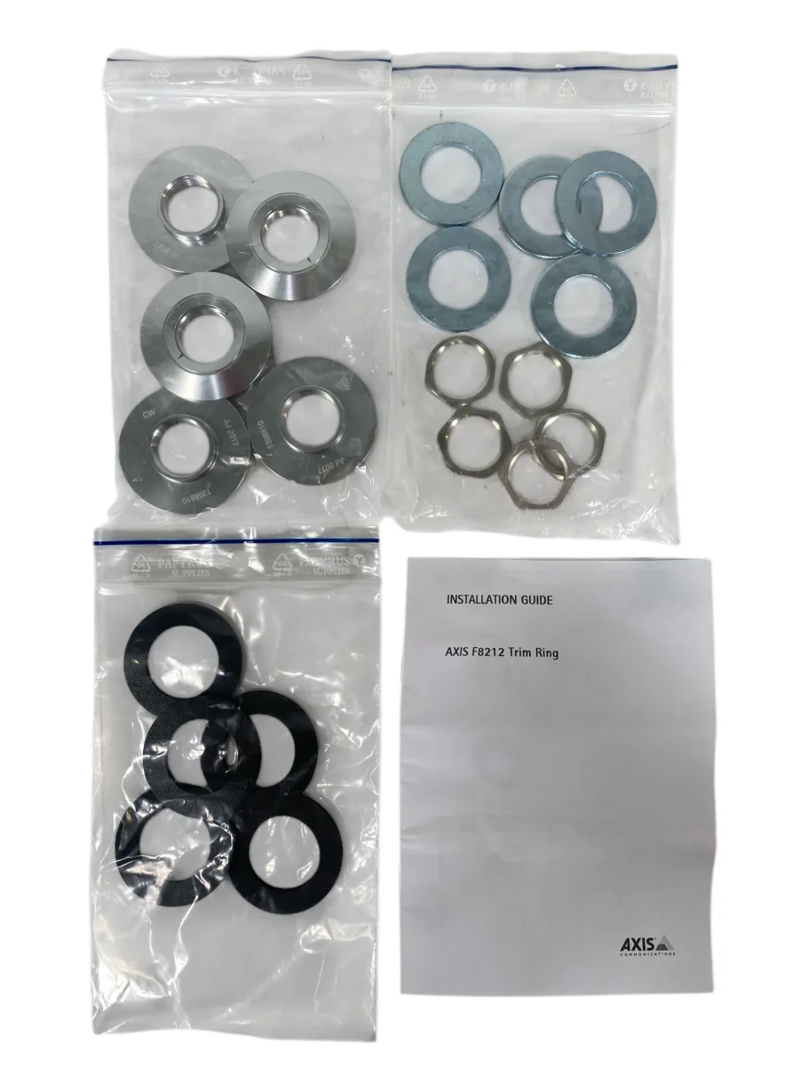 AXIS F8212 Trim Ring 5 Pieces 5507-11 Locking Rings **5-Pack** - Image 2