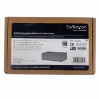 StarTech ST222MX 2x2 High Resolution Matrix VGA Video Switch **New**