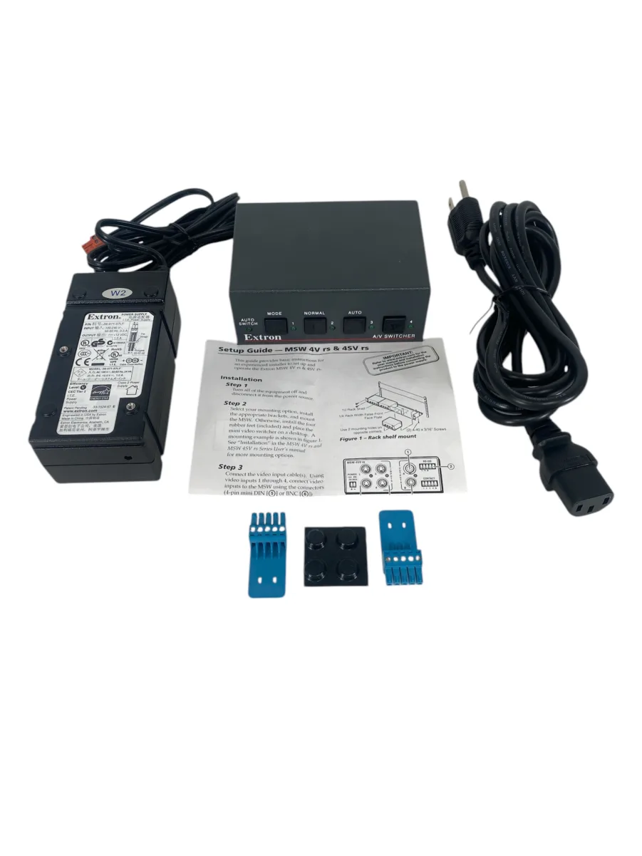 Extron MSW-4V-RS 4-Channel Video Input Selector **New** - Max Marine ...