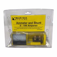 Blue Sea Systems 8017 Ammeter & Shunt DC 0-100 Amps **New**
