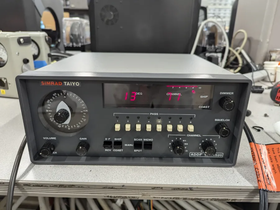 Simrad Taiyo ADDF TD-L1520 Adcock VHF Receiver And Direction Finder - Tested - Image 5