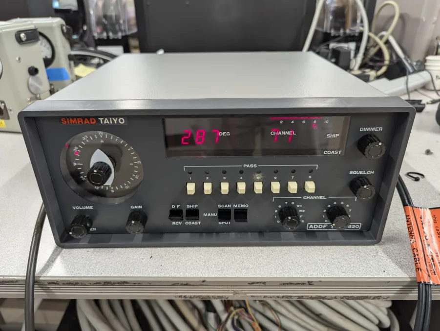 Simrad Taiyo ADDF TD-L1520 Adcock VHF Receiver And Direction Finder - Tested - Image 8