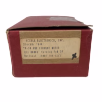 Accele Electronics 7644 DC 0-50 Amp Current Meter w/ Internal Shunt **New**