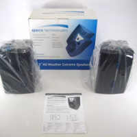 Speco SP6AWX 6.5″ All-Weather Extreme Indoor/Outdoor Wall Mount Speakers Black Housing New