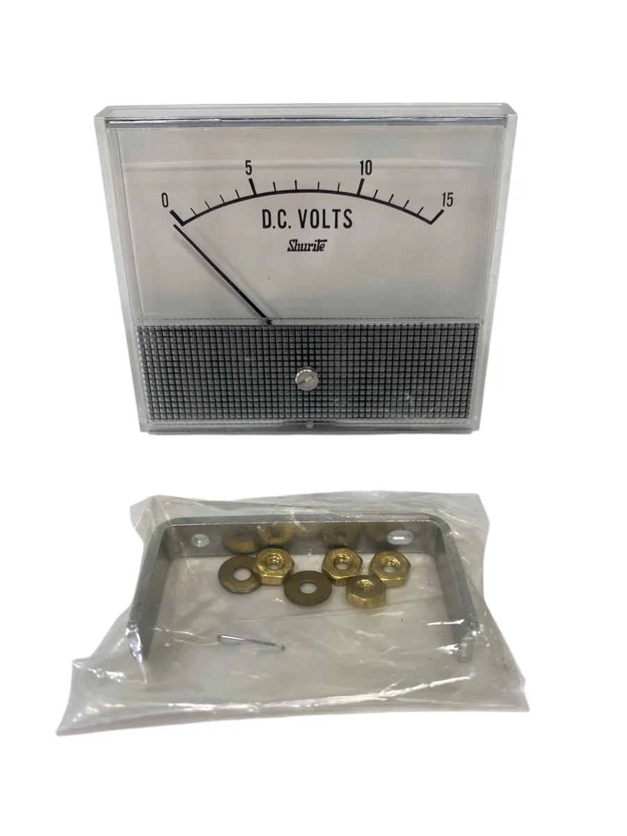 Shurite 7108Z Model 750 Panel Meter 0-15 Amp DC Ammeter **New** - Image 2