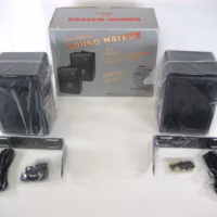 Speco DMS-6 Dual 3-Way Bookshelf Speaker System (Black) 90 Day Warranty *New-Old-Stk*