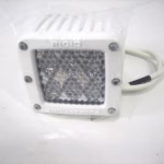 Rigid Industries LED Lighting 70251 Marine D2 Diffused Beam Surface Mount -WHITE- NEW Open Box - Image 2