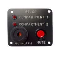 Aqualarm 20360 Two Compartment Bilge Warning Panel 12V **New**