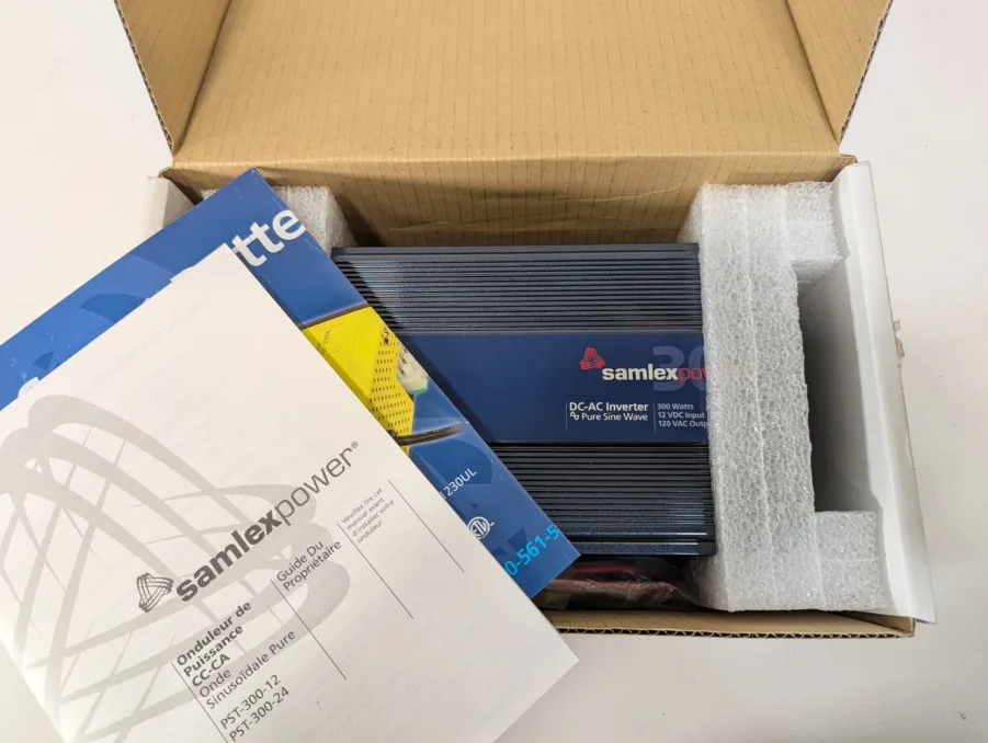 Samlex PST-300-12 300W Pure Sine Wave Inverter 12V Input NEW - Image 2