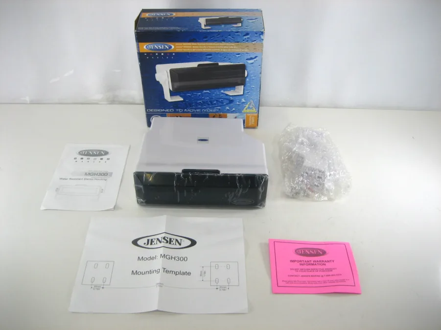 Jensen MGH300 Water Resistant Gimble Mount Stereo Housing New-Open-Box - 90 Day Warranty