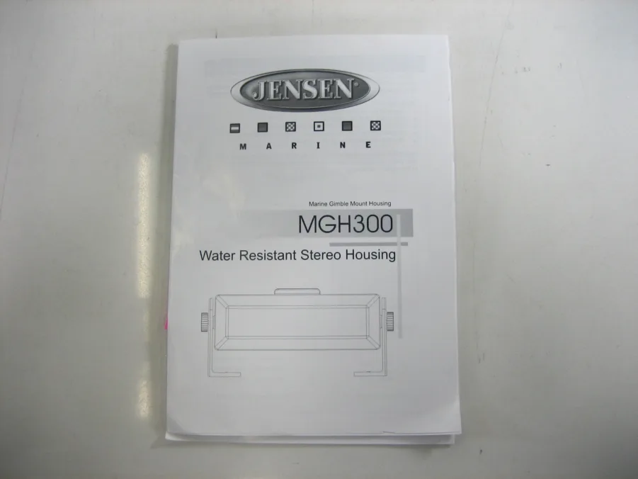 Jensen MGH300 Water Resistant Gimble Mount Stereo Housing New-Open-Box - 90 Day Warranty - Image 8