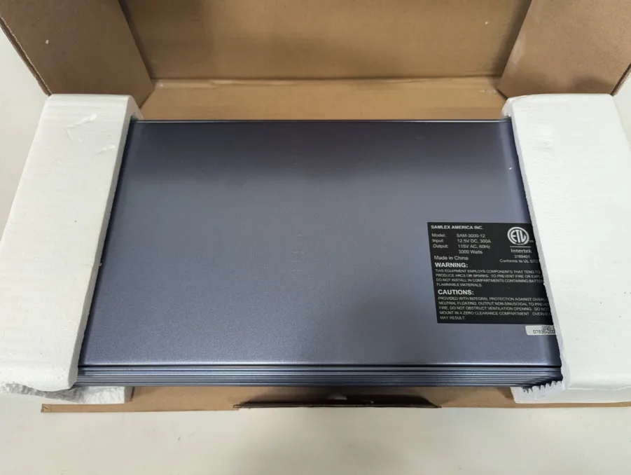 Samlex SAM-3000-12 Modified Sine Wave Inverter 12VDC Input 115VAC Output 3000W New Open Box - Image 5