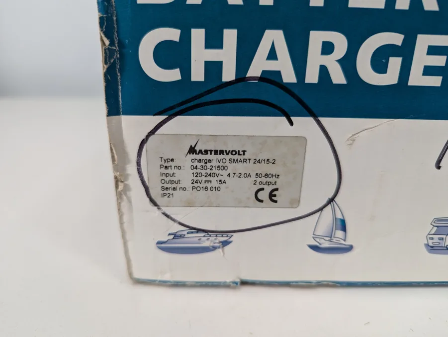 Mastervolt IVO SMART 24/15-2 Battery Charger For 24V Systems NEW Open Box - Image 6