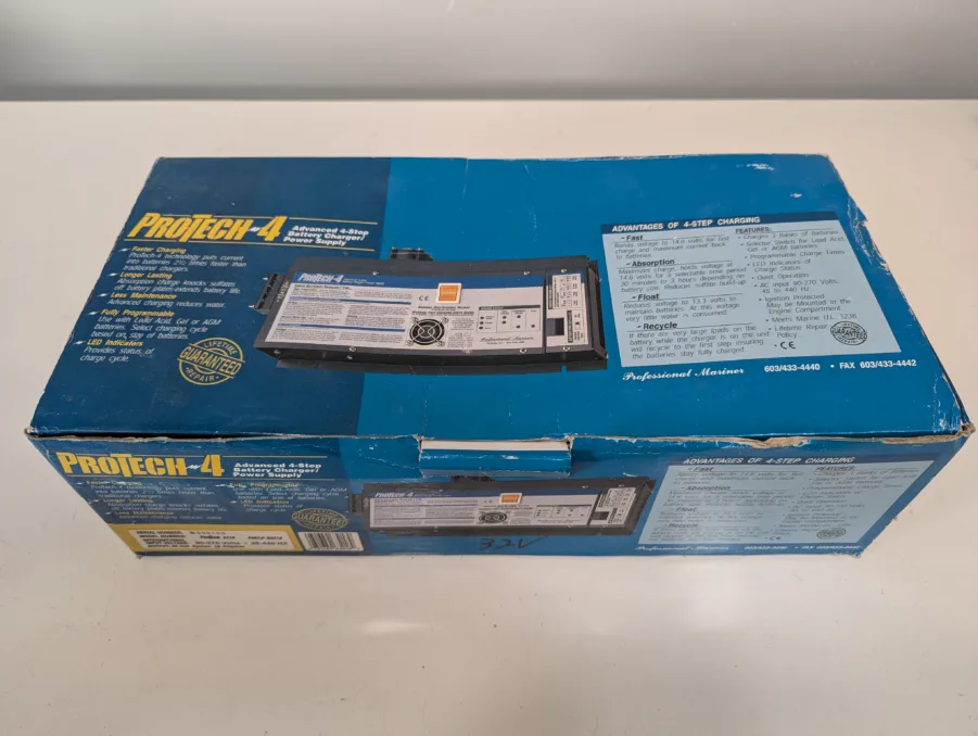 ProMariner Protech-4 3218 90-270VAC 45-440Hz In - 32V 18A Out Battery Charger