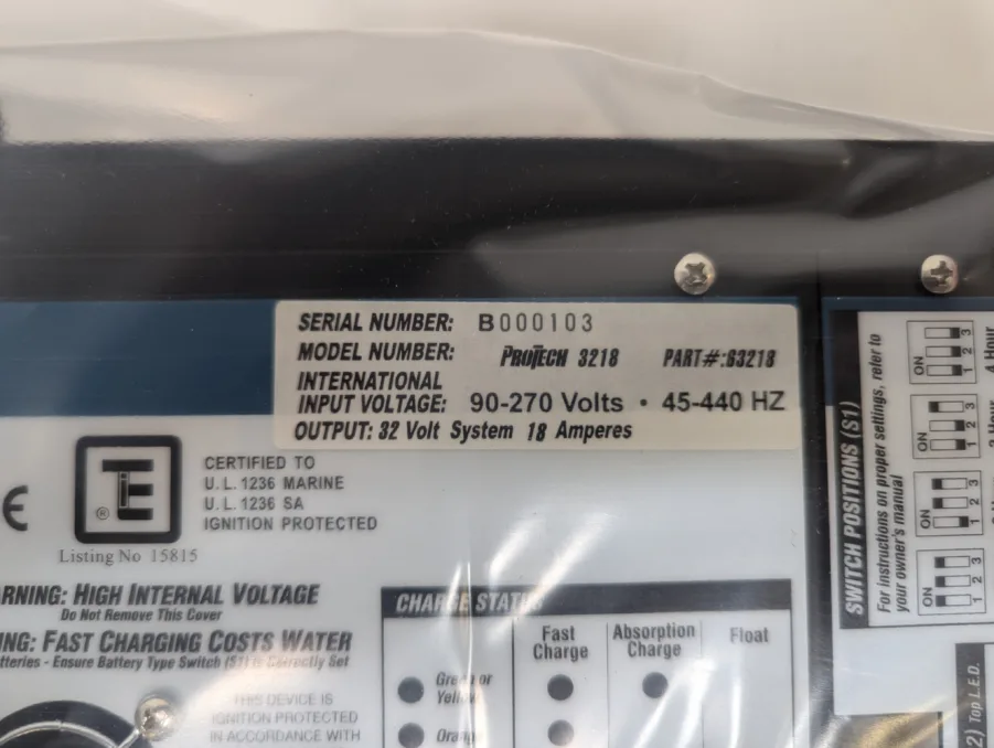 ProMariner Protech-4 3218 90-270VAC 45-440Hz In - 32V 18A Out Battery Charger - Image 6