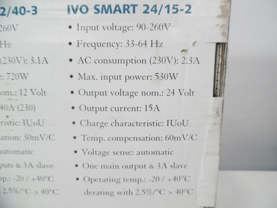 Mastervolt IVO SMART 24/15-2 Battery Charger For 24V Systems NEW Open Box - Image 7