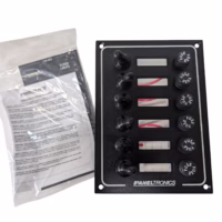 Paneltronics 6 Position Booted Toggle Marine DC Fused Switch Panel 9960002B NEW Open Box