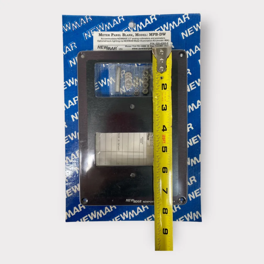 Newmar MPB-DW Blank Meter Panel For Newmar 3.5" Analog Voltmeter/ Ammeter 020-4260-0 **New** - Image 4