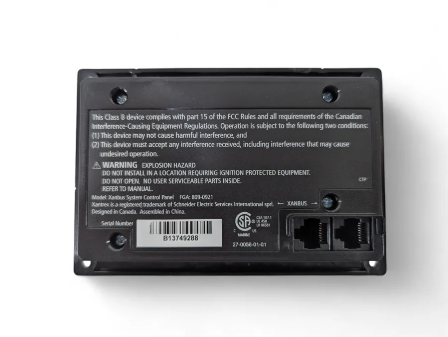 Xantrex Xanbus System Control Panel P/N 809-0921 NEW - Image 4