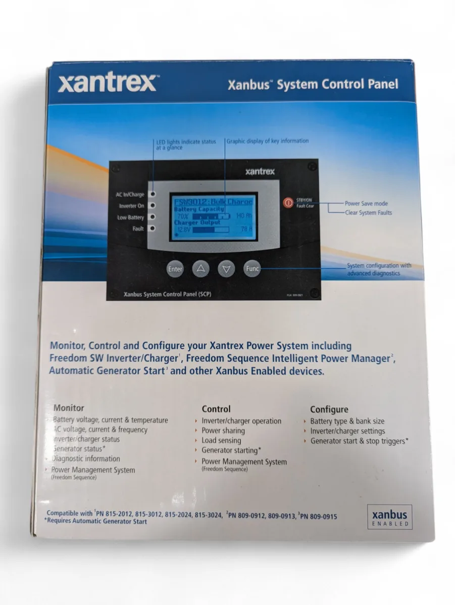 Xantrex Xanbus System Control Panel P/N 809-0921 NEW