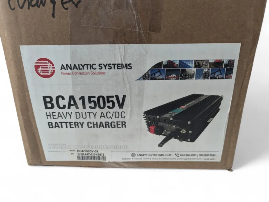 Analytic Systems BCA1505A 36V 41A Dual Channel Battery Charger- NEW- Open Box - Image 2